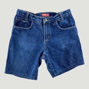 Suburban Girl Denim Shorts Size 9 Y2K Blue Jean Mid Rise